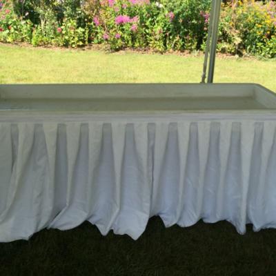 Ice Table for Chilled Foods w/Skirt